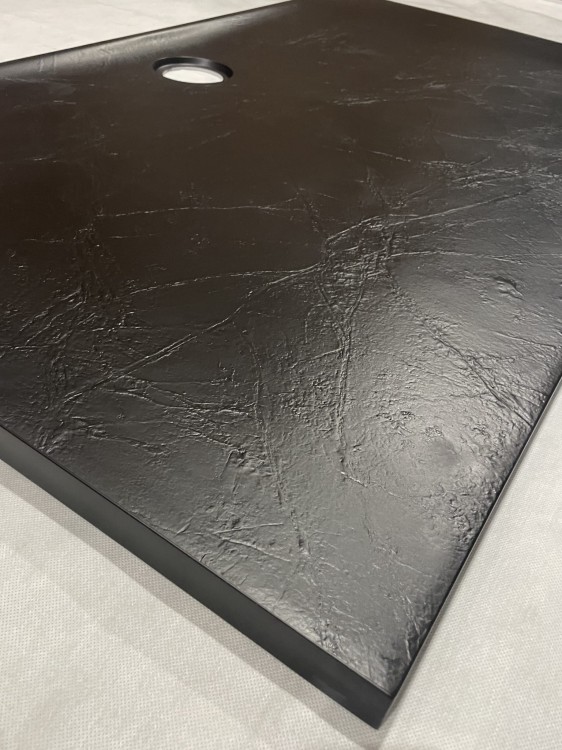 Brodzik 140x80 cm, prostokątny, marmur syntetyczny